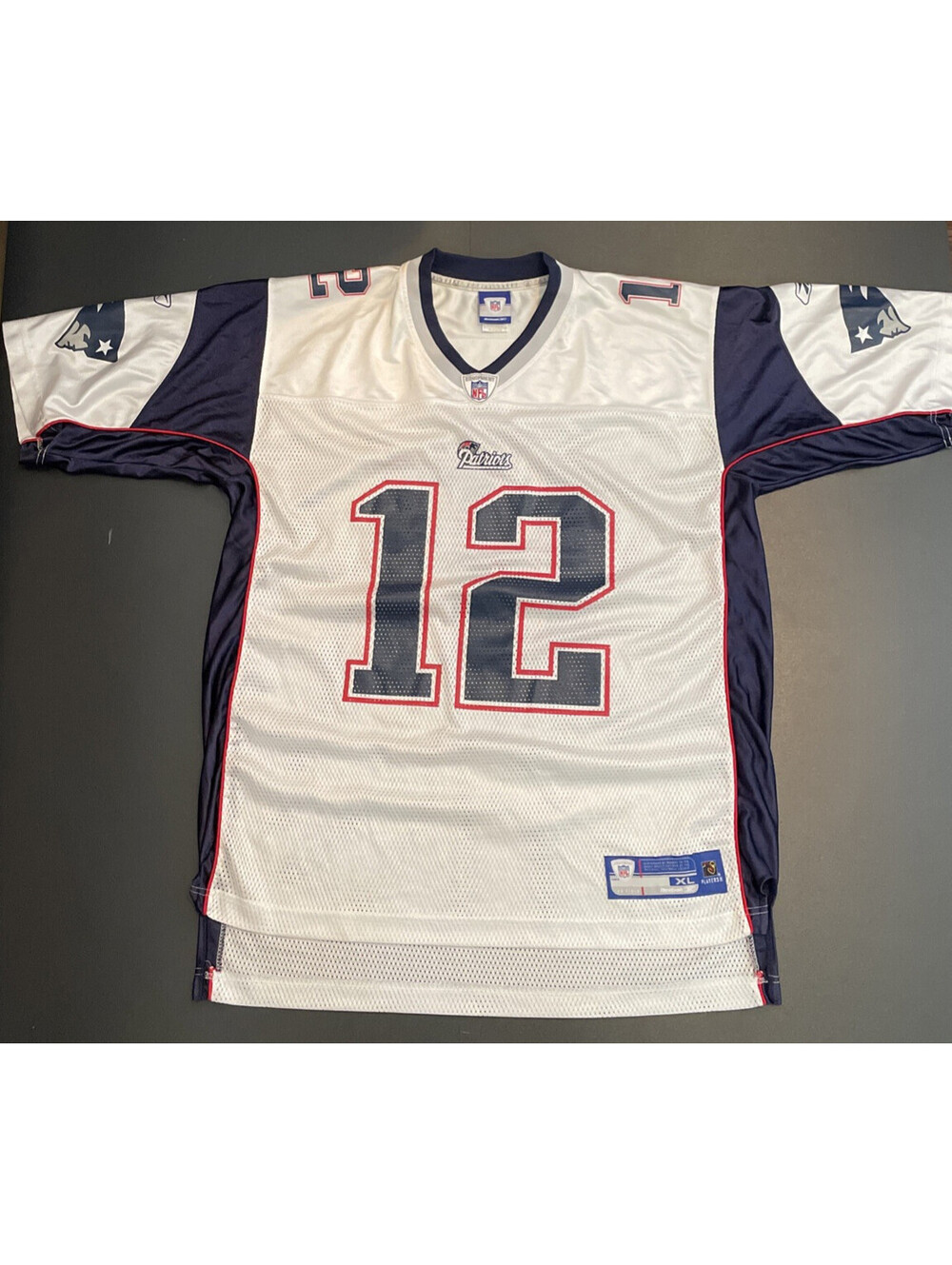 REEBOK NFL Tom Brady XL New England Patriots  Players Jersey Football Costume